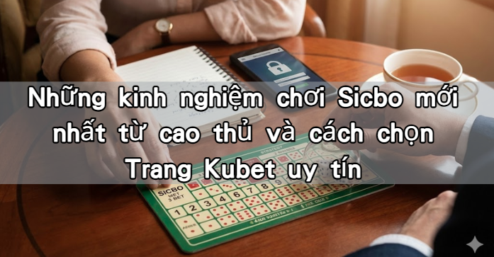 Những kinh nghiệm chơi Sicbo mới nhất từ cao thủ và cách chọn Trang Kubet uy tín